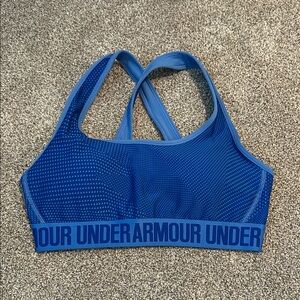 Under Armour Women's Vibrant Blue Sports Bra